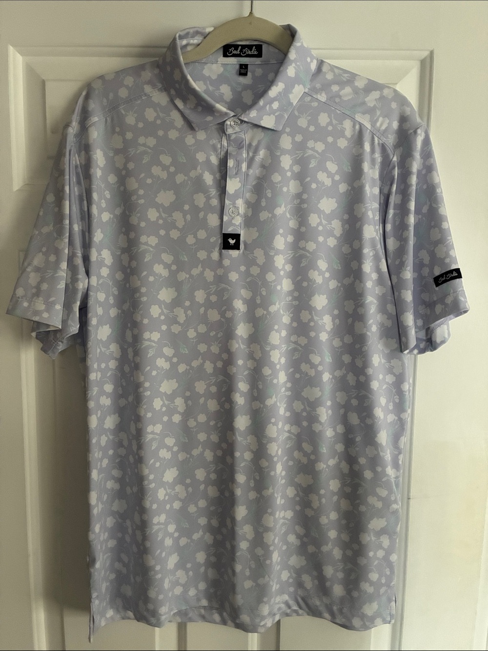 Bad Birdie lavender Golf Polo
